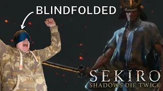 I tried to beat Sekiro Bosses BLINDFOLDED