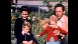 William Holden home movies with his sons and wife Brenda Marshall