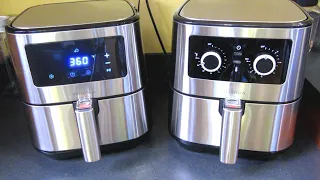 Insignia Digital vs Manual Air Fryer Comparison | Demo and Review | Best Buy | 5 Quart Size