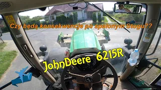 Co dalej ze spalonym stogiem??  Luźny Vlog z JohnDeere6215R #Rolnicy