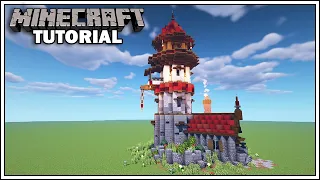 Minecraft Tutorial - How to Build a Wizard Tower