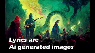 King Gizzard And The Lizard Wizard - The Lord of Lightning - But the lyrics are AI generated images