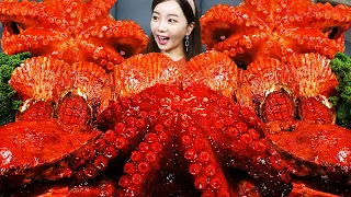 ENG SUB) Octopus 🐙 Spicy Seafood Boil Homemade seaweed Recipe Mukbang ASMR Ssoyoung