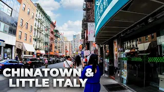 ⁴ᴷ⁶⁰ Walking NYC (Narrated) : Chinatown & Little Italy, Manhattan