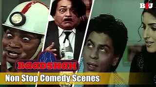 Shah Rukh Khan Non-Stop Comedy Scenes - Baadshah | Johnny Lever, Twinkle Khanna | Full HD 1080p