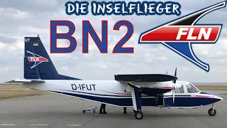 FLN Frisia Luftverkehr | BN2 Islander | Business Class Trip Juist - Norddeich *4K*