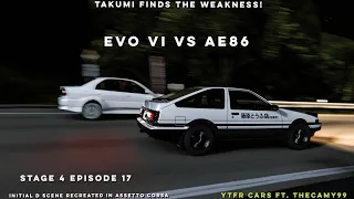Takumi × Ichijo | AE86 vs EVO VI | Initial D Stage 4 | Assetto Corsa ft. @TheCamy99