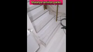 LAMİNAT PARKE merdiven kaplaması