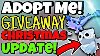 ADOPT ME! 🔴WINTER UPDATE 🔴TRADING + SNOW OWL FROST FURY GIVEAWAY! 🔴ROBLOX LIVE🔴