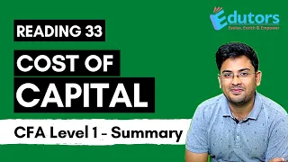 CFA Level 1 - Summary Video (2020) | Cost of Capital | Corporate Finance | Hindi