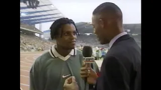 Carl Lewis Interview - 1997 Van Damme Meet