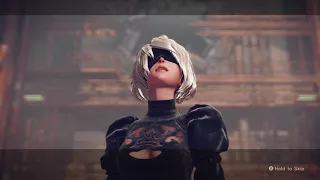 Nier Automata - Very Hard Prologue 1st try (not blind)