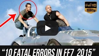 10 Fatal Errors in Fast & Furious 7 (2015) FAIL
