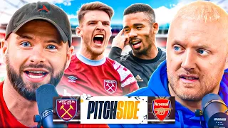 WEST HAM 2-2 ARSENAL ft. ChrisMD & Rory Talks Football | Pitch Side LIVE!