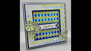 JND Harlequin - Embossing Folder & Stencils