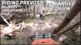 Pre-COVID PreVOST with PROS! Following Finn Iles, Remi Gauvin and Daniel Shaw.