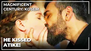 Silahtar Mustafa Kissed Atike | Magnificent Century: Kosem