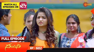 Nandhini - Episode 602 | Digital Re-release | Gemini TV Serial | Telugu Serial