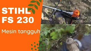 Instalasi Mesin potong rumput tangguh Stihl fs 230