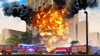 Realistic FIRE Destruction/Survival 😱 Teardown