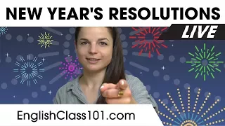 Talk About New Year's Resolutions - Learn English 🔴