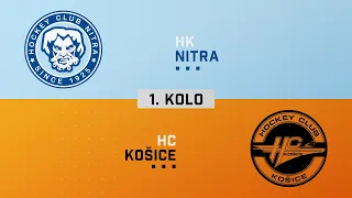 1.kolo HK Nitra - HC Košice HIGHLIGTHS