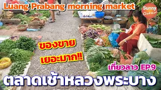 เที่ยวลาว 🇱🇦 EP.9 | ตลาดเช้าหลวงพระบาง | Luang Prabang morning market | Sunny​ ontour​ in​ Laos​