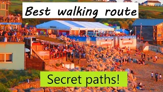 BOARDMASTERS 2023 walk to Fistral Beach on SECRET PATHS Newquay WEDNESDAY August 9 music surf