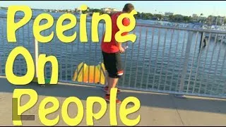 PEEING ON PEOPLE PRANK GONE WRONG! BOAT CRASHES! Clearwater Beach | JOOGSQUAD PPJT