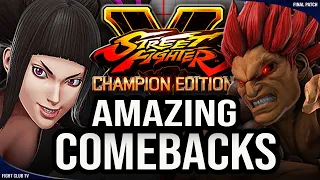 Amazing COMEBACKS • Final Seson ➤ Street Fighter V Champion Edition • SFV CE