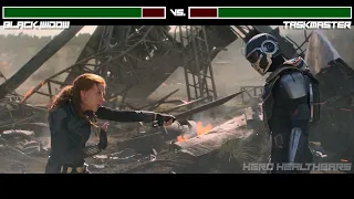 Black Widow vs. Taskmaster final fight WITH HEALTHBARS | HD | Black Widow