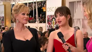 Oscars Opening Ceremony Live from the red Carpet - Dakota Johnson Interview