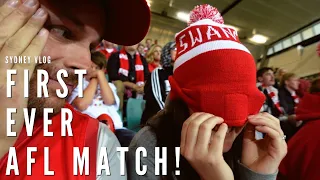 We went to our FIRST EVER AFL Match! Sydney Swans vs Collingwood Prelim Final! | Vlog|