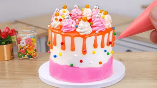 Rainbow Cake 🌈 Amazing Miniature Rainbow Cake Decorating Recipe | 1000+ Miniature Ideas