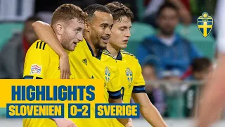 Highlights: Slovenien - Sverige 0-2 | Nations League | Kulusevksi gör drömmål!
