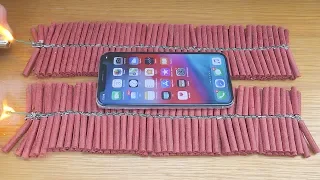 EXPERIMENT: iPhone XS vs 1000 Firecrackers