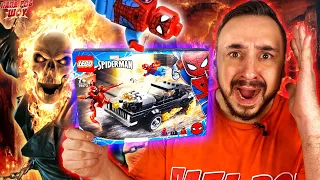 ПАПА РОБ И LEGO ЧЕЛОВЕК-ПАУК: ПРИЗРАЧНЫЙ ГОНЩИК ПРОТИВ КАРНАЖА! ЛЕГО SPIDER-MAN MARVEL - МЕГА БИТВА!