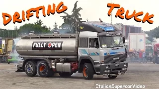 CRAZY Drifting Truck vs BMW e30 proto - Iveco Turbostar 190-48 - Rombo Rock 2016