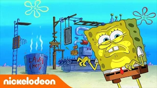 SpongeBob Kanciastoporty | Niezwyciężony Skalmar! | Nickelodeon Polska