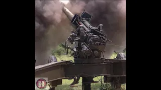 155 artillery gun firing - analysis with high-speed camera
