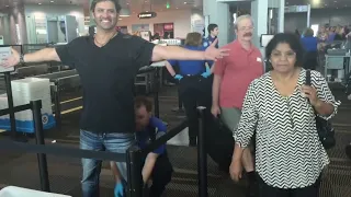 Man selected for random TSA frisking