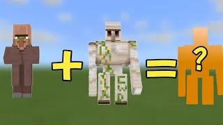 I Combined a Villager and an Iron golem- Here's What Happened....