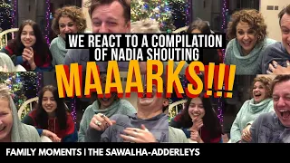 We REACT to a COMPILATION of Nadia SHOUTING MAAARK!!!!