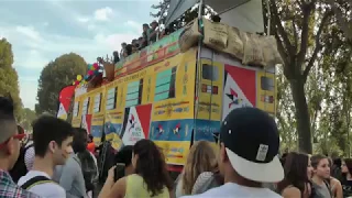 Julio Victoria ( Bogota, Colombia), opening @techno parade , Paris 23/09/2017