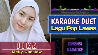 JIKA - Melly Goslow | Karaoke Duet Smule Artis Pop Dangdut | Cover Wany_Hasrita