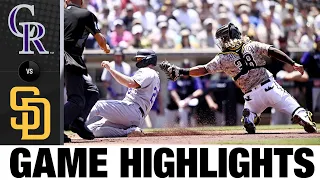 Rockies vs. Padres Game Highlights (6/12/22) | MLB Highlights