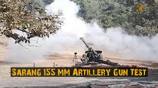 Indian Army Upgrades 130 MM Russian Gun To 155 MM 300 Sarang Artillery Gun (Sarang Test)