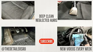 The Detailers x Toyota Auris | Deep clean | First detail in 11 years | Neglected Auris