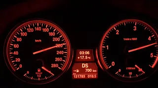 BMW 335D (E92) - 0-250 acceleration