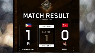 BlackList International [Phil] vs Bedel [TR] | M3 World Championship 2021 | Group Stage Day 1